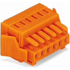 Bornier Wago 734-204/037-000 - 4 pôles, 3,81 mm, Orange - Publicité Bornier Wago 734-204/037-000 - 4 pôles, 3,81 mm, Orange - Publicité