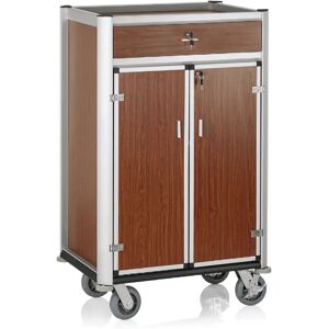 WAS Germany - Chariot d'approvisionnement minibar - 84x60x135cm - Imitation bois foncé - Publicité WAS Germany - Chariot d'approvisionnement minibar - 84x60x135cm - Imitation bois foncé - Publicité