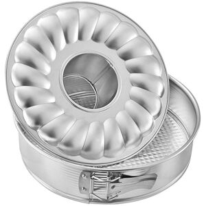 Zenker Silver Springform Pan - 26cm Dual-Base, Non-DS Zenker Silver Springform Pan - 26cm Dual-Base, Non-DS