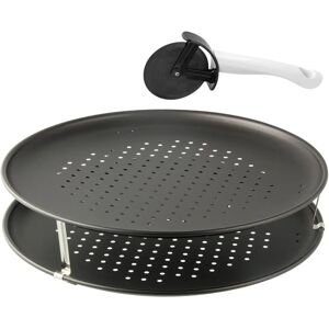 Zenker 7512 Ovenronde Metalen Pizzaborden Set Zenker 7512 Ovenronde Metalen Pizzaborden Set