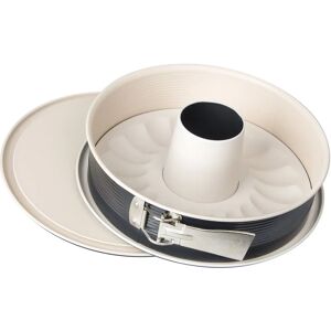Zenker 7813 Springform - Flat & Tube Base - 28cm - Crème Noir - Springform Zenker 7813 Springform - Flat & Tube Base - 28cm - Crème Noir - Springform