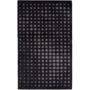 EGERIA DOT Badematte - Rechteckig, 60x100cm, Baumwolle, Schwarz - Badematte EGERIA DOT Badematte - Rechteckig, 60x100cm, Baumwolle, Schwarz - Badematte