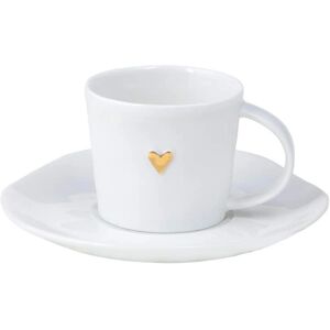 Räder Weiße Herz Espresso Tasse - Kaffee Räder Weiße Herz Espresso Tasse - Kaffee