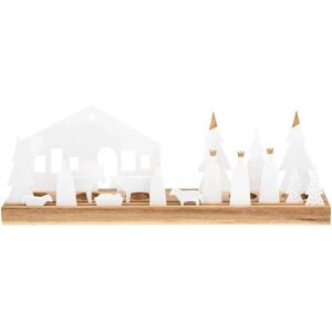 Räder Weiße Krippenszene Figuren mit Kerzenhaltern - 45cm Räder Weiße Krippenszene Figuren mit Kerzenhaltern - 45cm