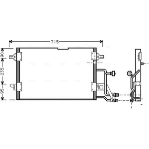 Condensador AVA COOLING AI5116 - Aluminio, 421x565x16mm Condensador AVA COOLING AI5116 - Aluminio, 421x565x16mm
