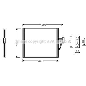 PRASCO BW5213 Condensor - Aluminium - BMW E60 PRASCO BW5213 Condensor - Aluminium - BMW E60