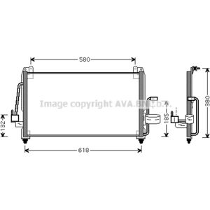 AVA COOLING DW5040 - Airconditioning condensor AVA COOLING DW5040 - Airconditioning condensor
