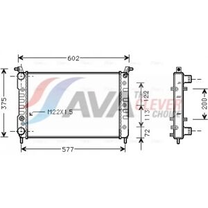 Ava Quality Cooling Ft2224 - Radiateur - Publicité Ava Quality Cooling Ft2224 - Radiateur - Publicité