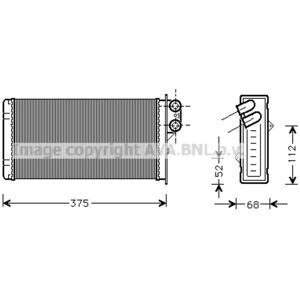 Highway Automotive Warmtewisselaar - RE6014 Highway Automotive Warmtewisselaar - RE6014