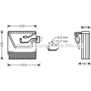 AVA COOLING VOV111 - Evaporador - Aluminio AVA COOLING VOV111 - Evaporador - Aluminio