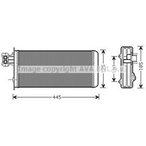 Highway Automotive IV6080 - Trocador de calor de alumínio - 400x175x42 - Peça HVAC Highway Automotive IV6080 - Trocador de calor de alumínio - 400x175x42 - Peça HVAC