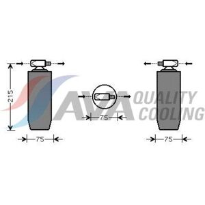 Highway Automotive RED056 Déshydrateur Climatisation Acier R134a - Publicité Highway Automotive RED056 Déshydrateur Climatisation Acier R134a - Publicité