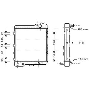 Ava Quality Cooling - AIA2038 - Aluminium Ava Quality Cooling - AIA2038 - Aluminium