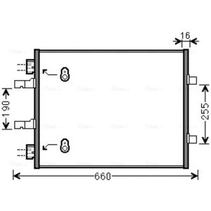 PRASCO OL5480 Aluminium Condensor - Renault Trafic, Opel Vivaro PRASCO OL5480 Aluminium Condensor - Renault Trafic, Opel Vivaro