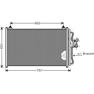 AVA COOLING FDA5347 Aluminium Condensor - Airconditioning AVA COOLING FDA5347 Aluminium Condensor - Airconditioning