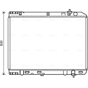 Radiador de enfriamiento Ava Quality - 440x670x36mm Radiador de enfriamiento Ava Quality - 440x670x36mm