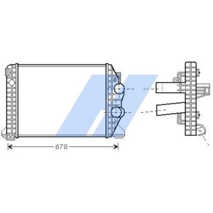 Intercooler Highway Automotive - MEA4198 Intercooler Highway Automotive - MEA4198