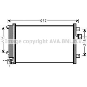 Condensador de aluminio AVA COOLING FT5328D con secador - Condensador Condensador de aluminio AVA COOLING FT5328D con secador - Condensador