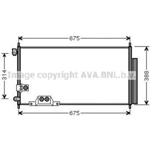 AVA COOLING HDA5239D Alumiinikondensaattori - Ilmastointi AVA COOLING HDA5239D Alumiinikondensaattori - Ilmastointi