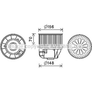 AVA COOLING FD8613 - Elektrisch Motor voor Ford Kuga AVA COOLING FD8613 - Elektrisch Motor voor Ford Kuga