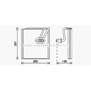 AVA COOLING HYV444 Evaporador - Repuestos de Aire Acondicionado AVA COOLING HYV444 Evaporador - Repuestos de Aire Acondicionado