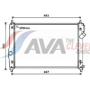 Ava Quality Cooling Ct2064 - Radiateur pour Chevrolet Aveo 1.2I 08-14 - Publicité Ava Quality Cooling Ct2064 - Radiateur pour Chevrolet Aveo 1.2I 08-14 - Publicité