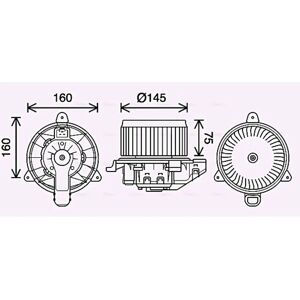 AVA QUALITY COOLING FD8626 - Cooling Fan Motor - Publicité AVA QUALITY COOLING FD8626 - Cooling Fan Motor - Publicité
