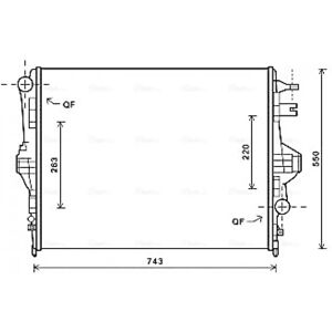Porsche VNA2316 Aluminium Cooling Radiator - Cooling Radiator Porsche VNA2316 Aluminium Cooling Radiator - Cooling Radiator