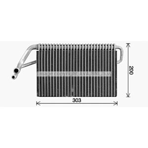 Highway Automotive DFV089 - Aluminium, R 134a, 302x200x60 - Airconditioningverdampfer Highway Automotive DFV089 - Aluminium, R 134a, 302x200x60 - Airconditioningverdampfer