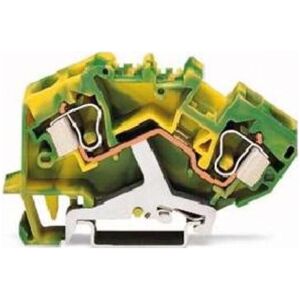 WAGO 784-607 Terminal Block - Ground, Green-Yellow, 2 Conductors WAGO 784-607 Terminal Block - Ground, Green-Yellow, 2 Conductors