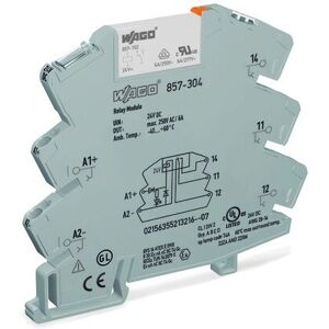 Wago 857-304 Terminalblok - Grijs Wago 857-304 Terminalblok - Grijs