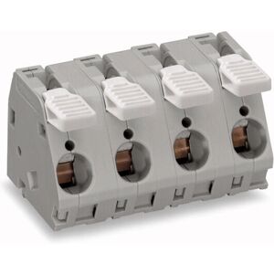 WAGO 2716-204 Terminal Block 4P Grey - High Current 76A WAGO 2716-204 Terminal Block 4P Grey - High Current 76A