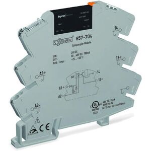 Wago 857-704 Terminal Block - Solid State Relais - Grau Wago 857-704 Terminal Block - Solid State Relais - Grau
