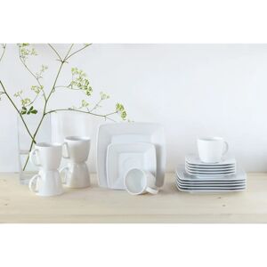 Creatable Victoria Weiss Set da caffè per 6 - Porcellana, Forma quadrata arrotondata Creatable Victoria Weiss Set da caffè per 6 - Porcellana, Forma quadrata arrotondata
