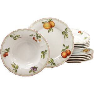CREATABLE Flora Orchard 12-Tlg. Geschirrset - Obstdekor CREATABLE Flora Orchard 12-Tlg. Geschirrset - Obstdekor