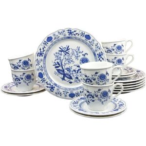 CreaTable Flora Zwiebelmuster 18-tlg Kaffee-Set - Geschirrservice CreaTable Flora Zwiebelmuster 18-tlg Kaffee-Set - Geschirrservice