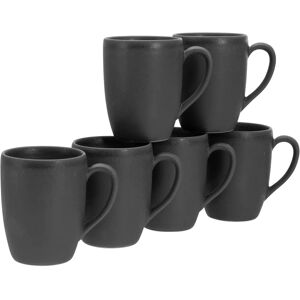CREATABLE Soft Touch Black Becher Set - Kaffee Becher 300ml 6-tlg. CREATABLE Soft Touch Black Becher Set - Kaffee Becher 300ml 6-tlg.