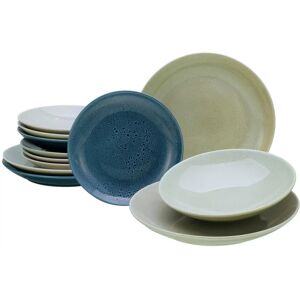 CREATABLE Reaktives Geschirrset - 12 St., Blau, für 4 Personen CREATABLE Reaktives Geschirrset - 12 St., Blau, für 4 Personen