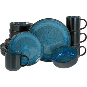 CreaTable Nordic Fjord Geschirrset - Skandinavischer Minimalismus - 16 Teile CreaTable Nordic Fjord Geschirrset - Skandinavischer Minimalismus - 16 Teile