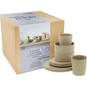 CREATABLE Futuro Beiges 8-tlg. Geschirr-Set - Geschirr-Set CREATABLE Futuro Beiges 8-tlg. Geschirr-Set - Geschirr-Set