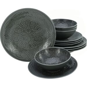 CreaTable Orient Mandala Dinnerware Set - 12 pcs CreaTable Orient Mandala Dinnerware Set - 12 pcs