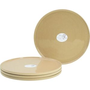 CREATABLE Futuro Beige - Speiseteller Set für 4 Personen CREATABLE Futuro Beige - Speiseteller Set für 4 Personen