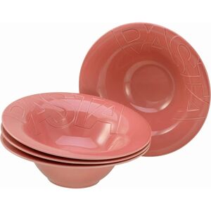 Creatable Rood 27cm Pastaborden Set van 4 Creatable Rood 27cm Pastaborden Set van 4