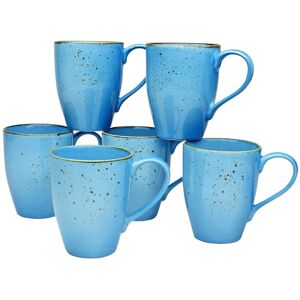 CREATABLE Blauw Coupe Set van 6 Koffiebekers - Koffiebeker CREATABLE Blauw Coupe Set van 6 Koffiebekers - Koffiebeker