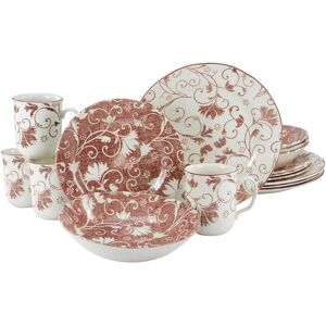CREATABLE Damask 16-piece Dinnerware Set - Dishware Set CREATABLE Damask 16-piece Dinnerware Set - Dishware Set