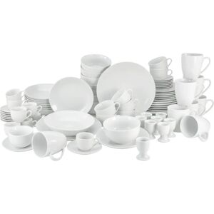 CreaTable Luna 80-Piece Dinnerware Set for 8 CreaTable Luna 80-Piece Dinnerware Set for 8