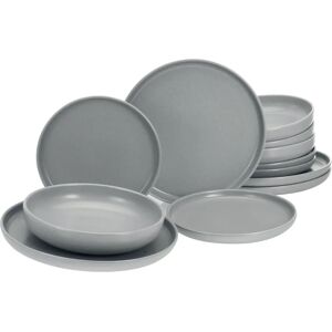Creatable Uno - 12-tlg. Grau Steingut Geschirr-Set Creatable Uno - 12-tlg. Grau Steingut Geschirr-Set