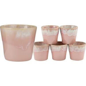 CreaTable Grespresso Lungo Juego de Tazas de Café Rosa - Tipo de Café CreaTable Grespresso Lungo Juego de Tazas de Café Rosa - Tipo de Café