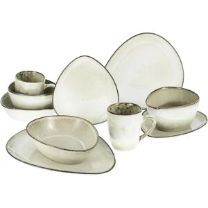 CREATABLE Cloudy Beige 10 pcs Dinnerware Set - Organic Modern CREATABLE Cloudy Beige 10 pcs Dinnerware Set - Organic Modern