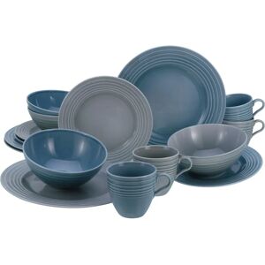 Creatable Stripes Colors 16-piece Dinnerware Set - Porcelain, Skandi Style Creatable Stripes Colors 16-piece Dinnerware Set - Porcelain, Skandi Style